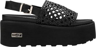 Cult Sandali Nancy 4746 - Dames - Sleehakken - Zwart - 41 EU - Schoenen