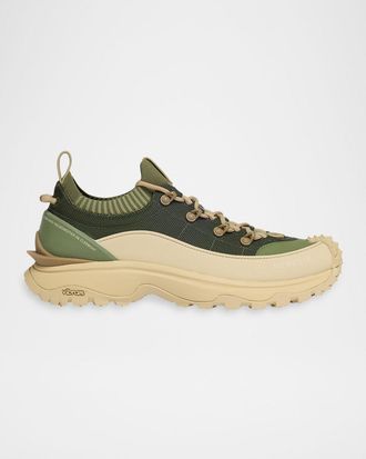 Moncler Men & apos;s Trailgrip Lite3 Nubuck & Suede Low-Top Sneakers