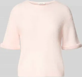 American Vintage American Vintage Strickpullover mit gerippten Abschlüssen Modell NENYBAY in Hellrosa, Größe L