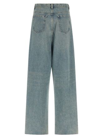 Maison Margiela Stone-Washed Low-Crotch Jeans - Blue