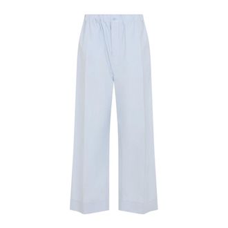 Carven Wide Trousers, female, Blue, Size: 2XS Wide Trousers