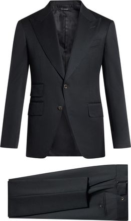 Tom Ford OConnor wool-mohair blend suit - men - Mohair/Wool/Cupro/Viscose/Cotton - 58 - Black