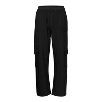 Kaffe Kanaya Cargo Pants - - Trousers - Donna - Nero - L