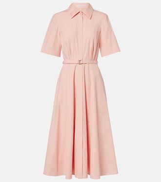 Emilia Wickstead Rubie belted cotton midi dress