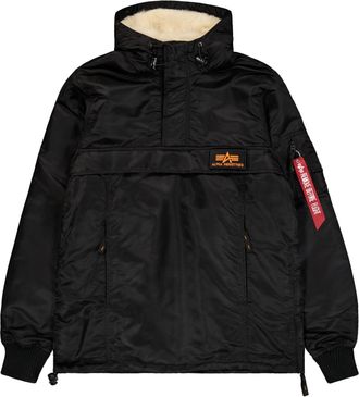 Alpha Industries Anorak ALPHA INDUSTRIES HPO Anorak, Herren, Gr. S, schwarz, Obermaterial: 100% Nylon, Futter: 100% Nylon, Jacken Anorak