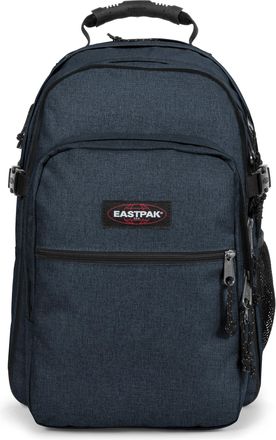 Eastpak Freizeitrucksack EASTPAK TUTOR, Damen, Gr. B/H/T: 32,5cm x 48cm x 26cm, blau (triple denim), Polyester, meliert, Basic, Rucks&auml;cke Freizeitrucksack, mi