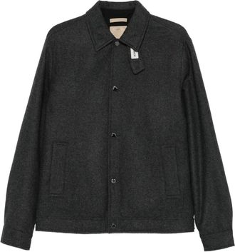 Woolrich Jack met knoopsluiting - Grijs