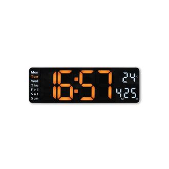 Hama Santa Cruz Reloj Digital Rect&aacute;ngulo Negro