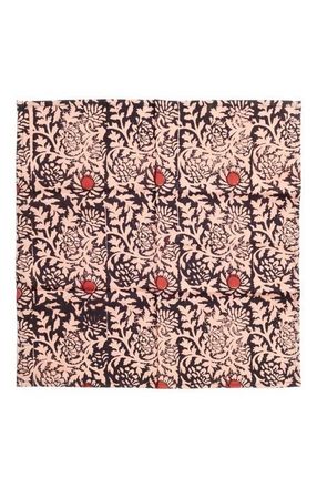 Studio Variously Hummus Floral Wax Block Printe Cotton Table Napkin - Set of 4 in Multi at Nordstrom