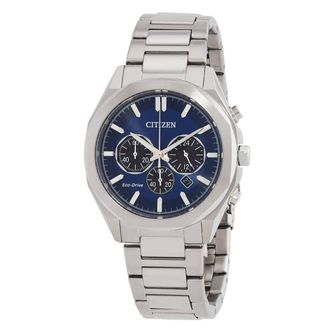 Citizen Eco-Drive Chronograph Blue Dial Mens Watch CA4590-81L