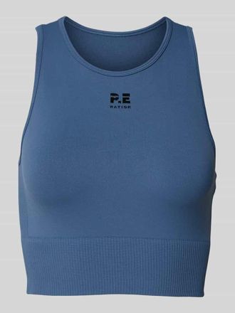 P.E Nation Tanktop mit Logo-Print Modell RESTORE in Rauchblau, Gr&ouml;&szlig;e L