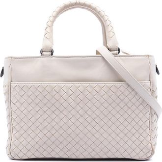 Bottega Veneta Pre-owned Bottega Veneta Nappa Intrecciato Satchel B073454480