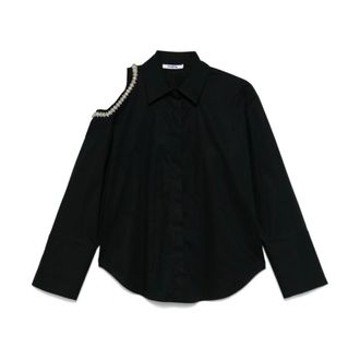 Vivetta Shirts, female, Black, Size: M Long Sleeve Shirt