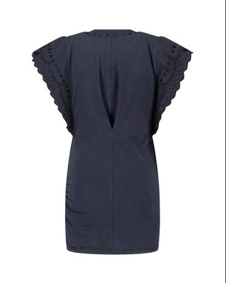 Isabel Marant Faded Black Mini Orlane Dress