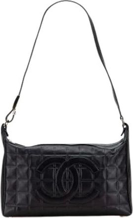 Chanel Pre-owned Shoulder Bags, female, Black, Size: ONE SIZE Pre-owned Leather chanel-bags