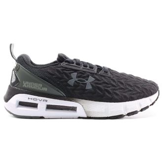 Under Armour HOVR Mega 2 Clone Synthetic Textile Womens Low Top Trainers - Black White - Size:UK 5.5