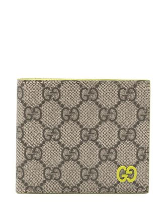 Gucci Double G wallet - men - Calf Leather - One Size - Neutrals