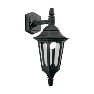 Netlighting Parish 1 Light Outdoor Wall Lantern Light Black IP44 E27