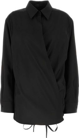 Valentino Garavani Black Wool Blend Shirt