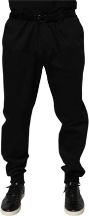 Dolce & Gabbana Heren, Broeken, Zwart, Maat: 4XL Katoen