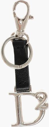 Dsquared2 Leather Keyring with Monogram Pendant size Unica