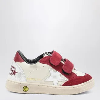 Golden Goose Ball Star sneakers in white/red