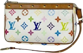Louis Vuitton Pre-owned Shoulder Bags, female, Multicolor, Size: ONE SIZE Pre-owned Pochette Shoulder Bag