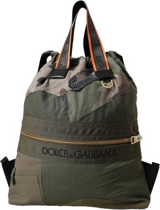 Dolce & Gabbana Backpacks - Heren - Rugzakken - Groen - ONE Size - Tassen