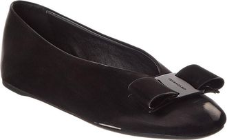 Ferragamo Ferragamo Vanna Leather Flat