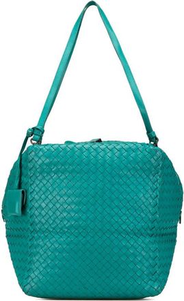 Bottega Veneta Pre-owned Bottega Veneta Nappa Intrecciato Cube Shoulder Bag Ladies 255694