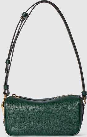 Gucci Half Horsebit Mini Bag, Green, Leather