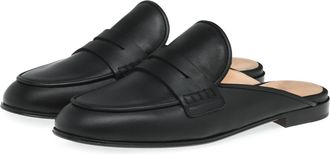 Generic Comfortable Flat Mules for Women,Casual Round Toe Slip on Flat Slides, Fashion Simple Evening Dress Backless Loafer Flats for Party Banquets or Daily 