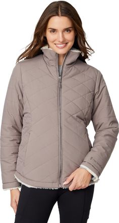 Free Country Womens Cirrus Quilted Reversible Jacket