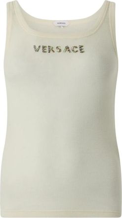 Versace Tops - Dames - Tops zonder mouwen - Wit - XS - Tops