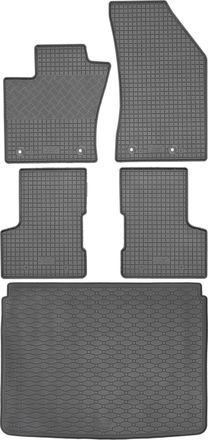 OEM Jeep Renegade Suv De Septiembre De 2014 A Junio De 2018 / Julio De 2018 - Juego De Alfombrillas De Goma Para Coche + Alfombrilla Para Maletero