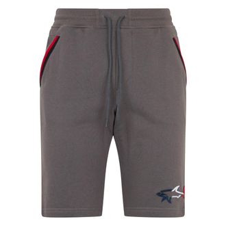 Paul & Shark Paul & Shark, Casual Shorts, male, Gray, Size: 2XL Fleece Bermuda Shorts
