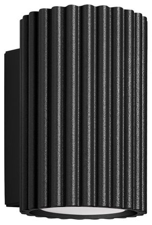 Sollux Lighting Design Wandlampe Karbon H 10 cm, Schwarz