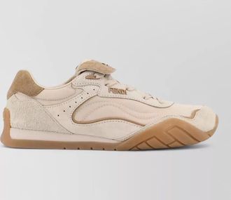Fendi leather low-top sneakers