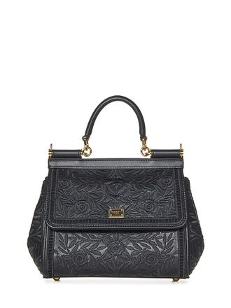 Dolce & Gabbana Dolce&Gabbana Small Black Marlene Handbag