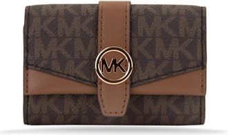 Michael Kors Bryant Zip Key Case - Dames - Sleutelhangers & Tashangers - Bruin - ONE Size - Leer - Accessoires