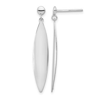 Diamond2Deal 14K Gold Fancy Drop Dangle Earrings 36 mm