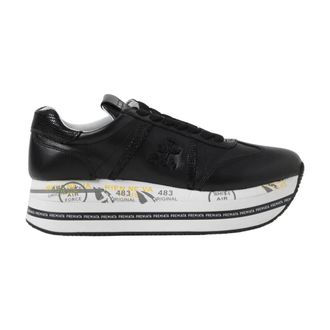 Premiata Sneakers, female, Black, 8 UK, Fashionable Lace-Up Trainers