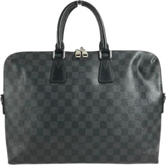 Louis Vuitton Pre-owned Briefcase Handbag - Heren - Vintage Handtas - Zwart - ONE Size - Vintage