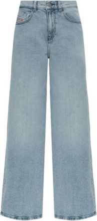 Diesel 1978 D-Akemi Jeans - Dames - Loose Fit Jeans - Blauw - W30 - Denim - Jeans