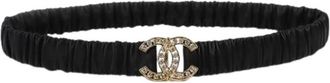 Chanel Pre-owned Standaard Riem - Dames - Vintage Accessoires - Zwart - ONE Size - Leer - Vintage