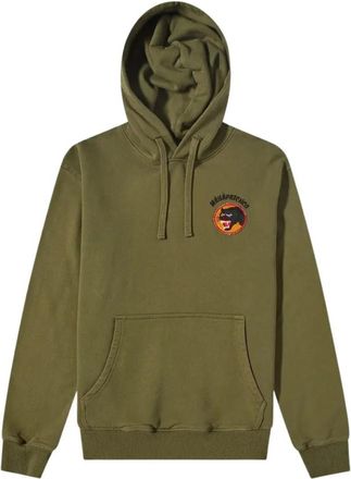 maharishi Vintage Panther Patch Hoody - Heren - Hoodies - Groen - S - Hoodies & sweatvesten