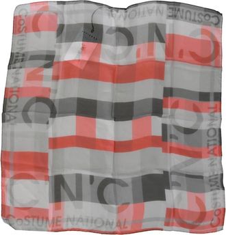 Costume National Ms 1555-P Zijden Vierkante Sjaal - unisex - Zijden sjaals - Veelkleurig - ONE Size - Accessoires