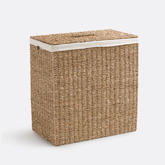 La Redoute Interieurs Wasmand met twee compartimenten, van gevlochten zeegras, AZURO