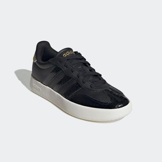 adidas Sneaker ADIDAS SPORTSWEAR BARREDA, Damen, Gr. 36, schwarz (core schwarz, core schwarz, gold metallic), Synthetik, Schuhe Sneaker