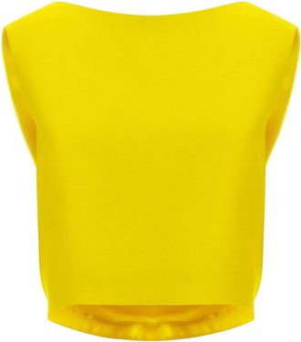 Balenciaga Draped Crop Top